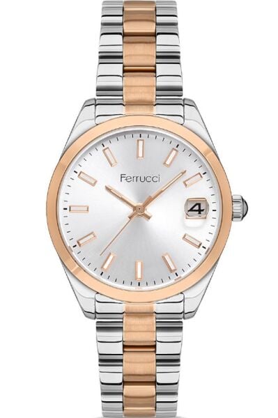 Ferrucci FC.0223 13276M.04 Metalik-Rose Kadın Kol Saati