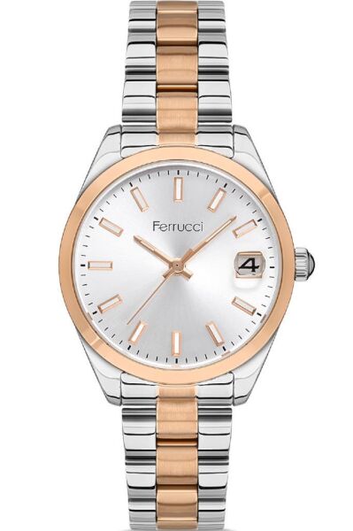 Ferrucci FC.0223 13276M.04 Metalik-Rose Kadın Kol Saati
