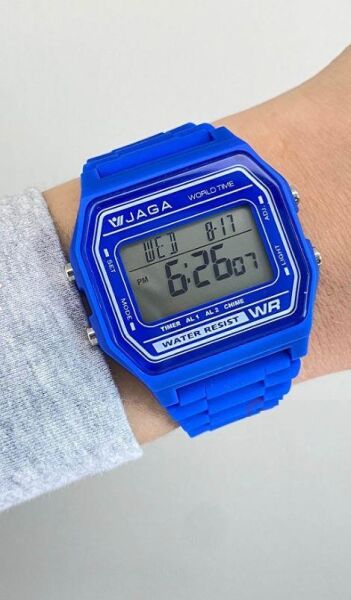 Jaga M1103-4EEX-2 640531 Alarm Kronometre Aydınlatmalı Dijital Genç Kol Saati