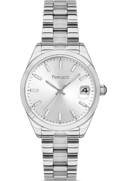 Ferrucci FC.0223 13276M.01 Metalik Gri Kadın Kol Saati