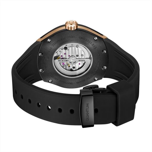 Quantum QMG1203.851 Safir Cam Otomatik Erkek Kol Saati