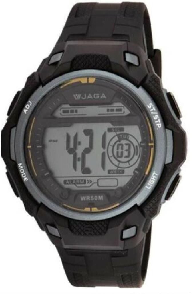 JAGA M1197-OACA Alarm Kronometre Aydınlatmalı Dijital Genç Kol Saati
