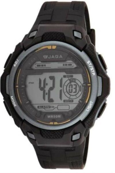 JAGA M1197-OACA Alarm Kronometre Aydınlatmalı Dijital Genç Kol Saati
