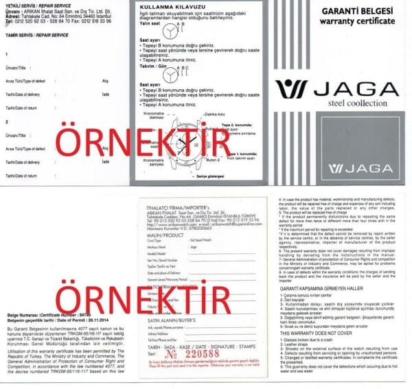 JAGA M1197-OACA Genç Kol Saati