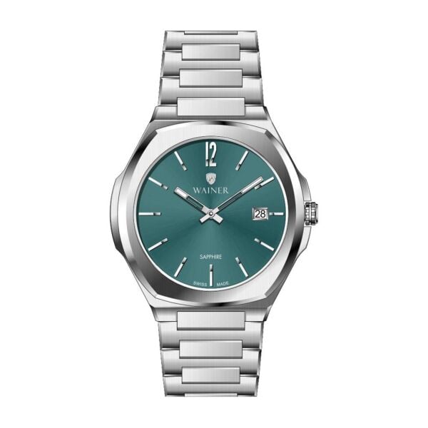 Wainer WA.10240-C Safir Cam Takvimli Erkek Kol Saati