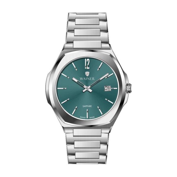 Wainer WA.10240-C Safir Cam Takvimli Erkek Kol Saati