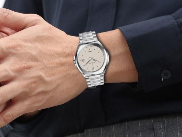 Wainer WA.10240-D Safir Cam Takvimli Erkek Kol Saati