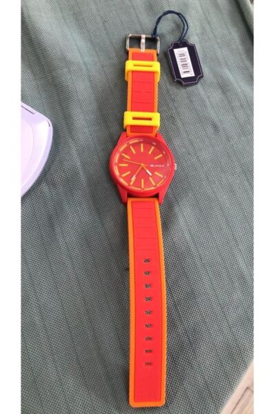 JAGA JG.AQ1115-0IGX-DS-D3 Kırmızı Renkli Silikon 10 Atm Unisex Genç Kol Saati