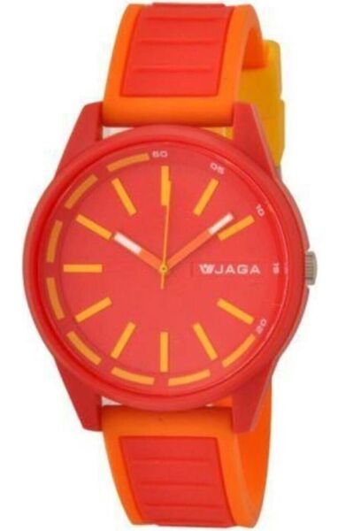 JAGA JG.AQ1115-0IGX-DS-D3 Kırmızı Renkli Silikon 10 Atm Unisex Genç Kol Saati