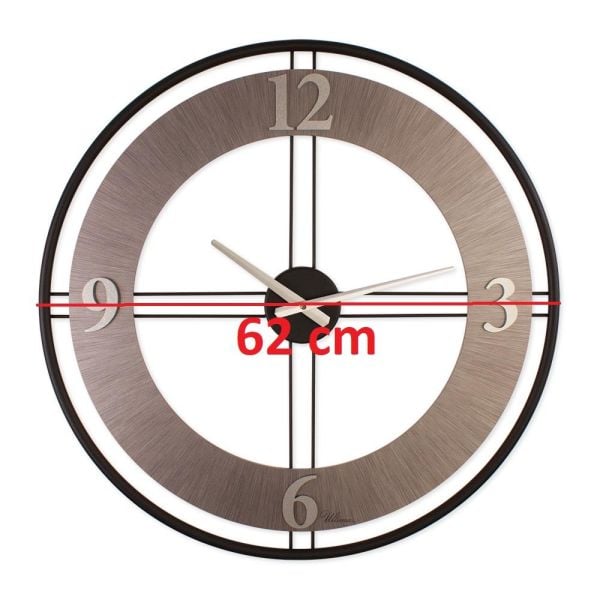 Regal Ultima 3616 BS Çift Sıralı Ahşap/Metal Kasalı Duvar Saati