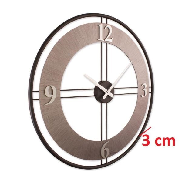 Regal Ultima 3616 BS Çift Sıralı Ahşap/Metal Kasalı Duvar Saati