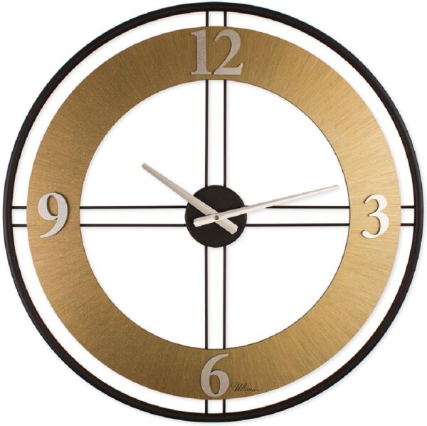 Regal Ultima 3616 BG Çift Sıralı Ahşap/Metal Kasalı Duvar Saati