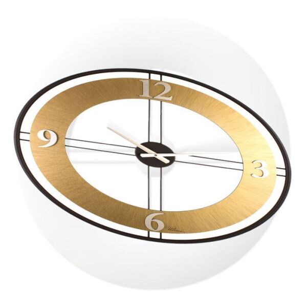 Regal Ultima 3616 BG Çift Sıralı Ahşap/Metal Kasalı Duvar Saati