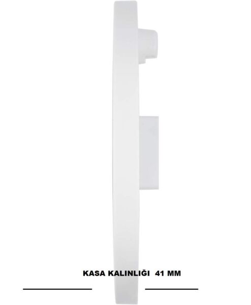 Casio IQ-05-7DF Plastik Kasa Beyaz Renkli 25 cm Çaplı Modern Quartz Saniye Mekanizmalı Duvar Saati