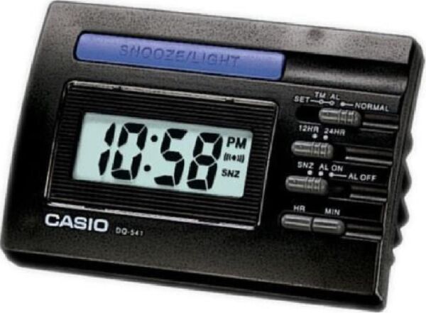 Casio DQ-541-1R Ertelemeli Bip Alarm Işıklı Kadran 12/24 Saat Dilimi Özellikli Masa Saati
