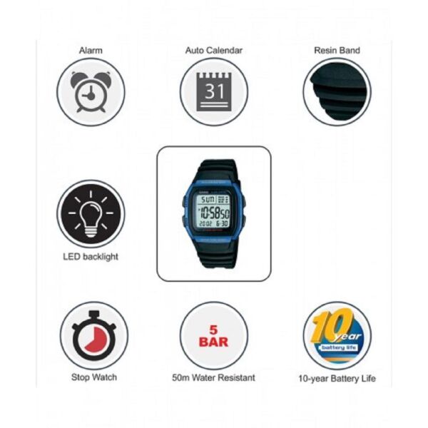 Casio Standart W-96H-2AVDF Erkek Kol Saati