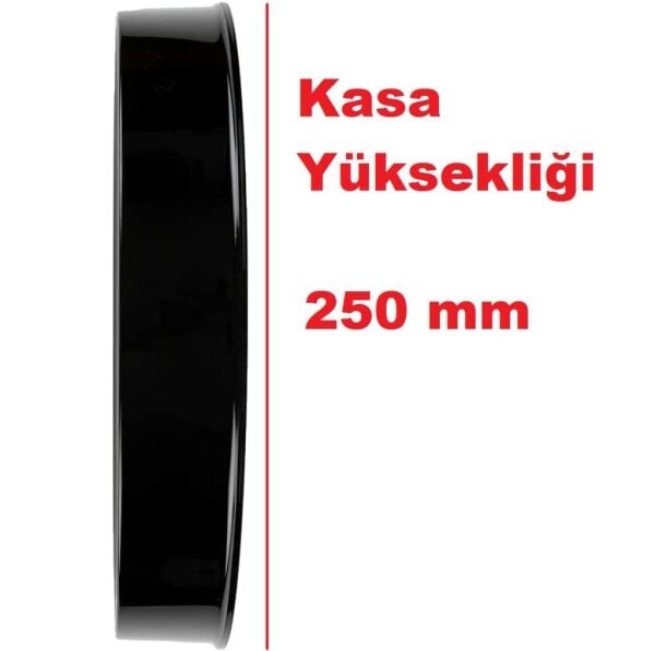 Casio IQ-05-1DF Plastik Kasa Siyah Renkli 25 cm Çaplı Modern Quartz Saniye Mekanizmalı Duvar Saati