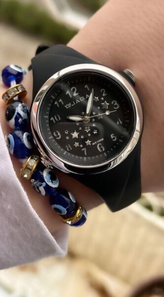 Jaga AQ1213-OEEB-D7 640531 7-12 Yaş Mavi Renkli Silikon 10 Atm Aydınlatmalı Çocuk Kol Saati