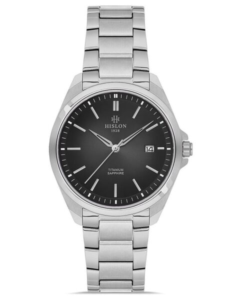 Hislon CL221S-04SS Titanyum Safir Cam 3 atm Erkek Kol Saati