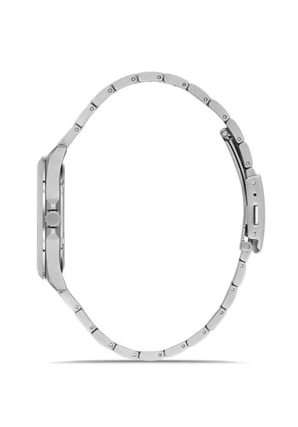Hislon CL221S-04SS Titanyum Safir Cam 3 atm Erkek Kol Saati