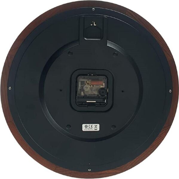 Seiko QXA528B Ahşap Meşe Kasa Kahverengi Renkli 33 cm Çaplı Modern Dekoratif Sessiz Saniye Mekanizmalı Duvar Saati