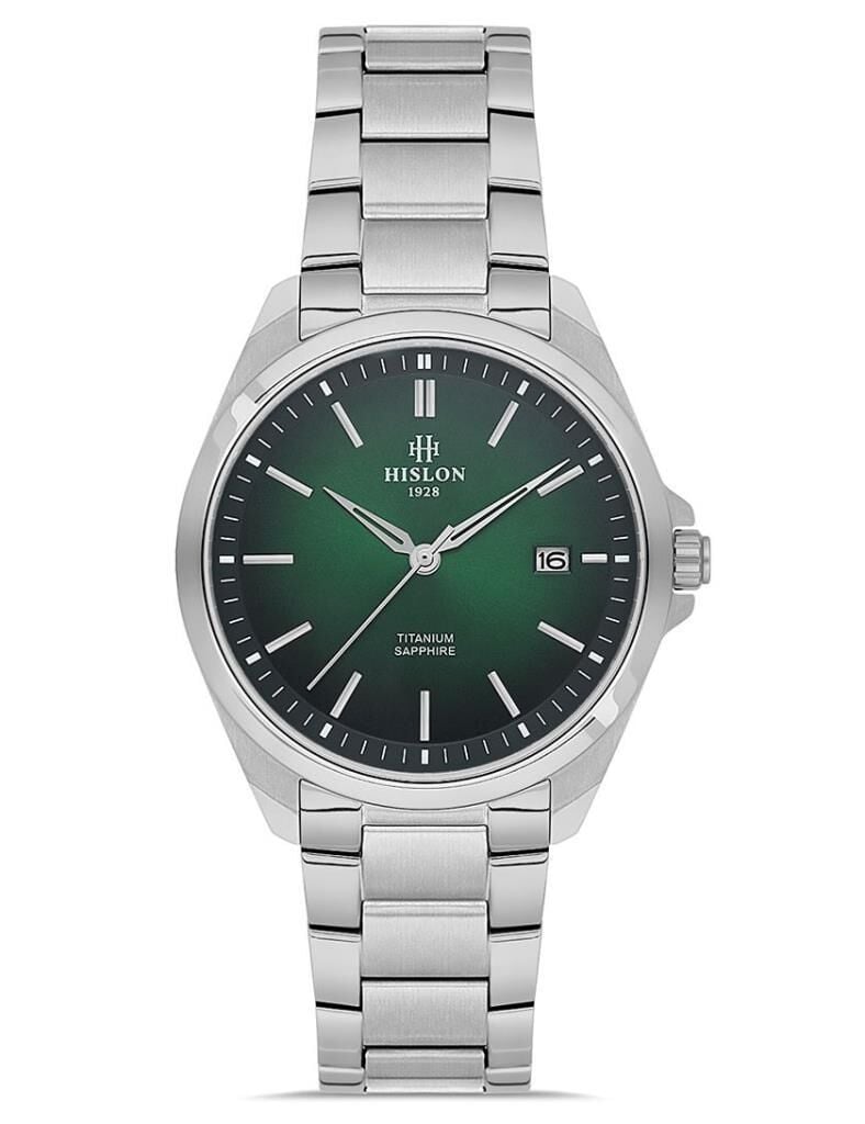Hislon CL221S-16SS Titanyum Safir Cam 3 atm Erkek Kol Saati