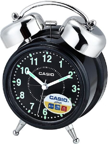 Casio TQ-362-1ADF Siyah Ertelemeli Bell Alarmlı Işıklı Analog Masa Saati