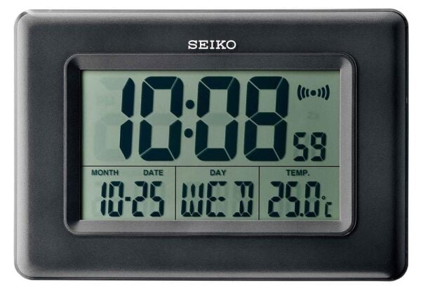 Seiko QHL058K Beep Alarm Işıklı Termometreli Takvimli Dijital Masa ve Duvar Saati