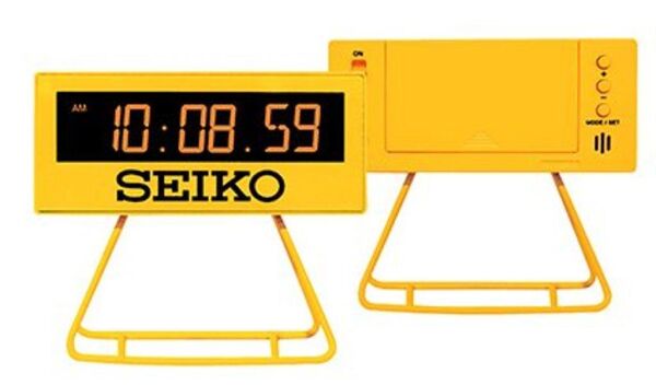 Seiko QHL083Y Alarmlı Kronometreli Geri Sayım Sayaçlı Dijital Masa ve Duvar Saati