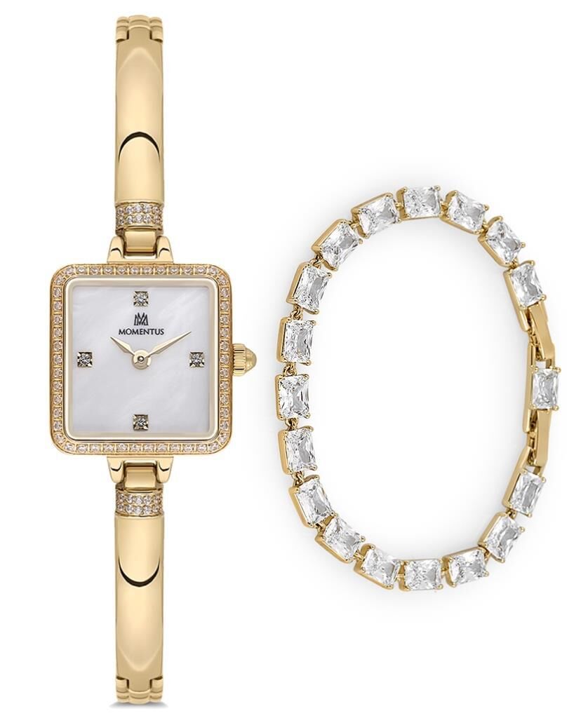 Momentus Shiny Collection SW295G-09SGS Bileklik Set Kadın Kol Saati