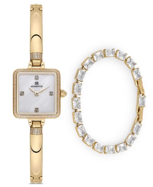 Momentus Shiny Collection SW295G-09SGS Bileklik Set Kadın Kol Saati