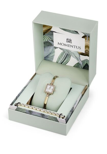 Momentus Shiny Collection SW295G-09SGS Bileklik Set Kadın Kol Saati