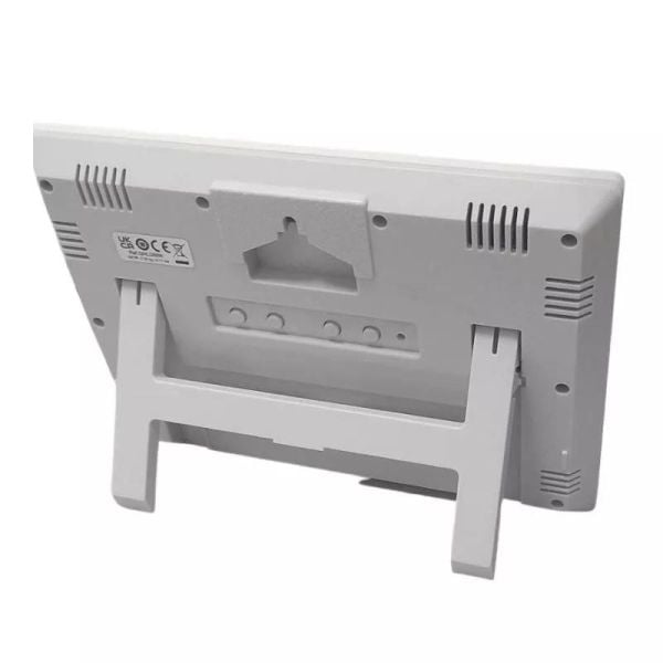 Seiko QHL089W Termometre/Higrometre Katlanır standlı Dijital Masa ve Duvar Saati