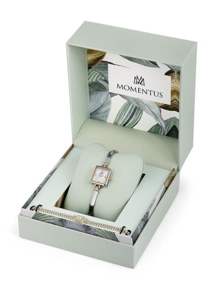 Momentus Shiny Collection SW297T-09SGS Bileklik Set Kadın Kol Saati
