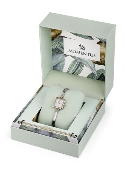 Momentus Shiny Collection SW297T-09SGS Bileklik Set Kadın Kol Saati