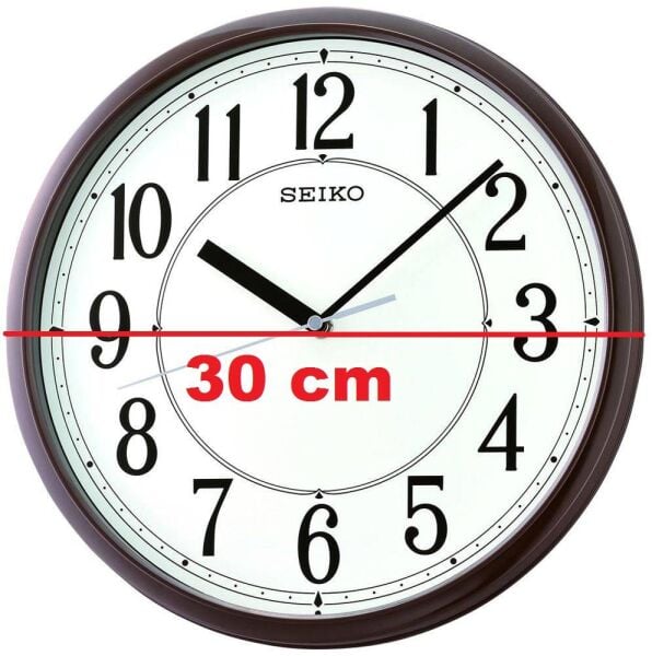 Seiko QXA756B Plastik Kasa Dekoratif Analog Duvar Saati