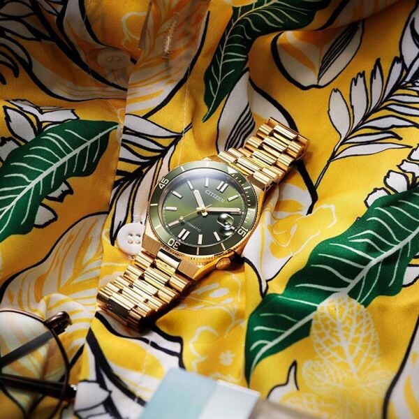 Citizen Tsuyosa Shore Moss Green NJ0232-53X Otomatik Erkek Kol Saati