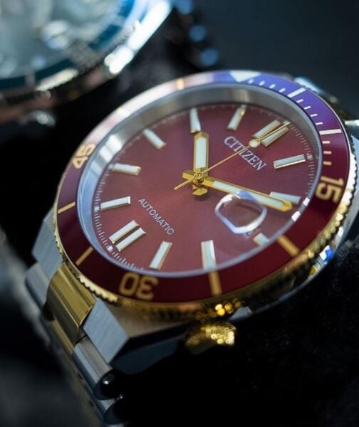 Citizen Tsuyosa Shore Coral Red NJ0234-58X Otomatik Erkek Kol Saati