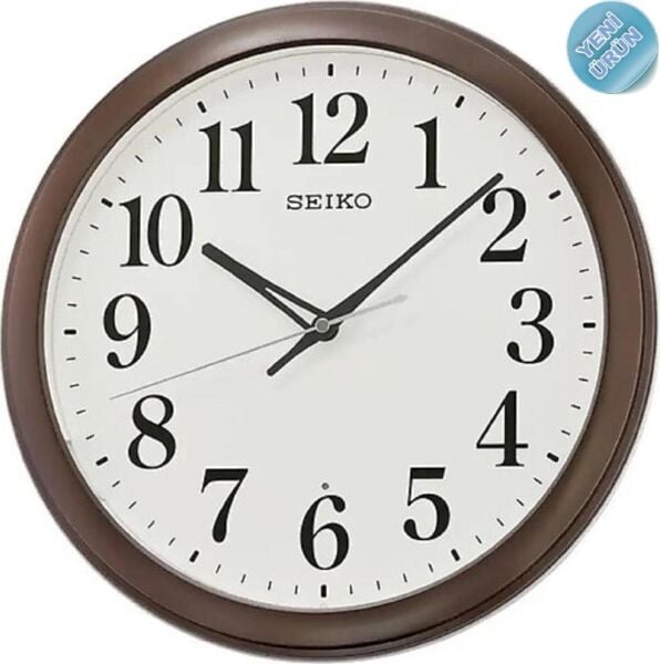 Seiko QXA776B Plastik Kasa Otomatik Işıklı Sensörlü Dekoratif Analog Duvar Saati