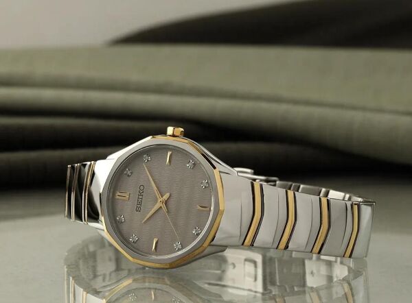 Seiko SUR616P1 Safir Cam 5 atm Japon Quartz Kadın Kol Saati