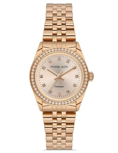 Frank Alex FA 1125 07312M.05 64042 2035 Takvimsiz Makine Kadın Kol Saati