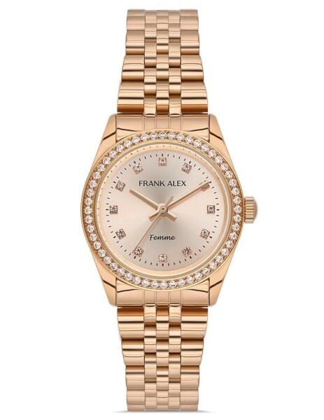 Frank Alex FA 1125 07312M.05 64042 2035 Takvimsiz Makine Kadın Kol Saati