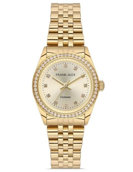 Frank Alex FA 1125 07312M.07 64042 2035 Takvimsiz Makine Kadın Kol Saati
