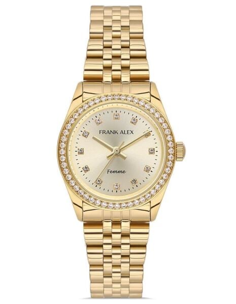 Frank Alex FA 1125 07312M.07 64042 2035 Takvimsiz Makine Kadın Kol Saati
