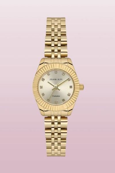 Frank Alex FA 1125 07317M.06 64042 2035 Takvimsiz Makine Kadın Kol Saati