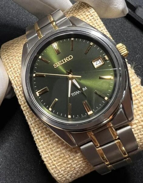 Seiko SUR377P Titanyum Kasa Safir Cam Quartz Erkek Kol Saati