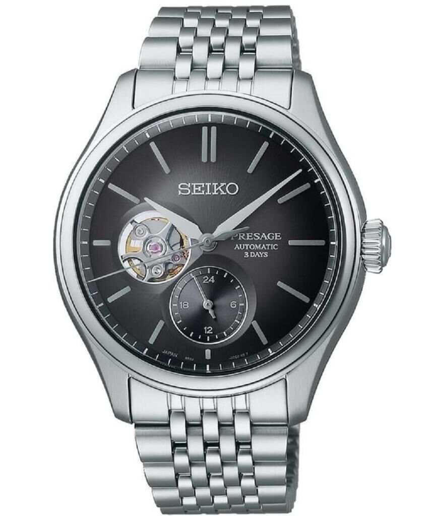 Seiko Presage Classic Series ''Sumi-iro'' Open Heart SPB471J Otomatik Erkek Kol Saati