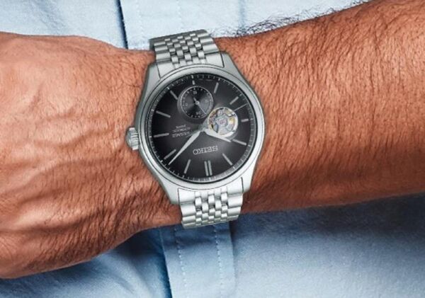 Seiko Presage Classic Series ''Sumi-iro'' Open Heart SPB471J Otomatik Erkek Kol Saati