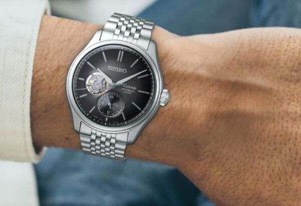 Seiko Presage Classic Series ''Sumi-iro'' Open Heart SPB471J Otomatik Erkek Kol Saati