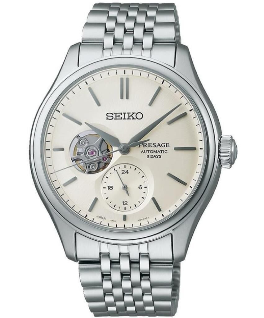 Seiko Presage Classic Series ''Shiro-iro'' Open Heart SPB469J Otomatik Erkek Kol Saati